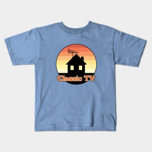 Classic TV Antenna Kids T-Shirt